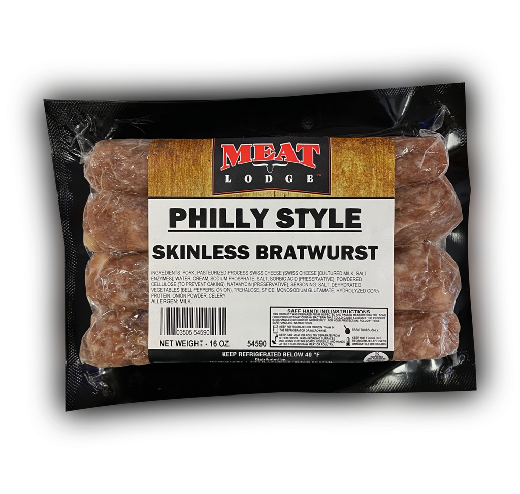 Philly Style Skinless Bratwurst – Meat Lodge