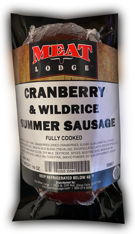 Cranberry & Wildrice Summer Sausage