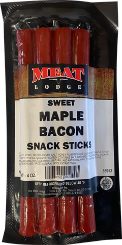 Sweet Maple Bacon Snack Sticks - 6 Packages